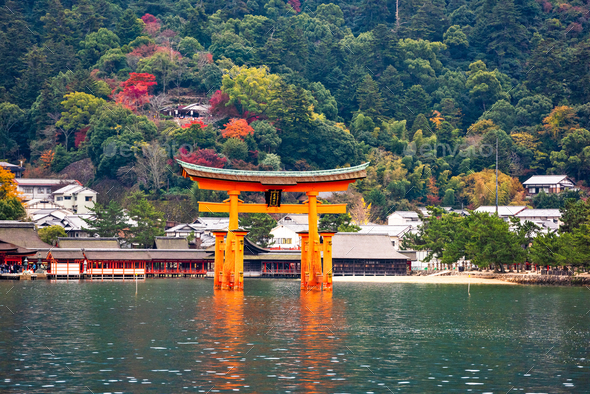 Miyajima, Hiroshima, Japan - Stock Photo - Images