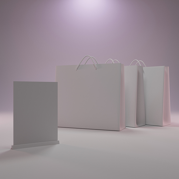 Paper Bag Mockup - 3Docean 28916211