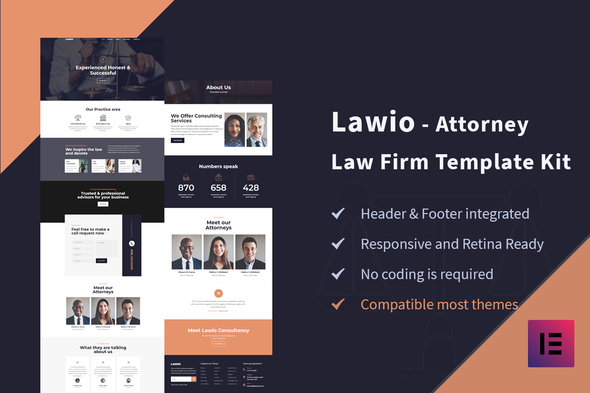 Lawio - Attorney - ThemeForest 28919421