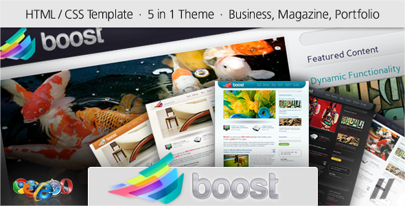 Boost - HTML - ThemeForest 96724