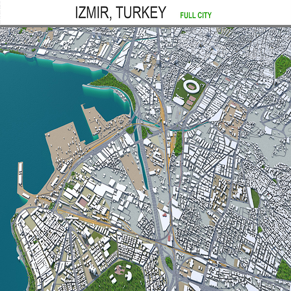 Izmir city Turkey - 3Docean 28922000