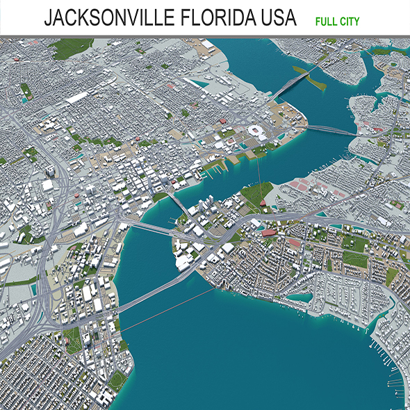 Jacksonville Florida city - 3Docean 28922024