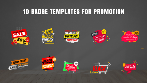 Badges Sale Promo - VideoHive 28885169
