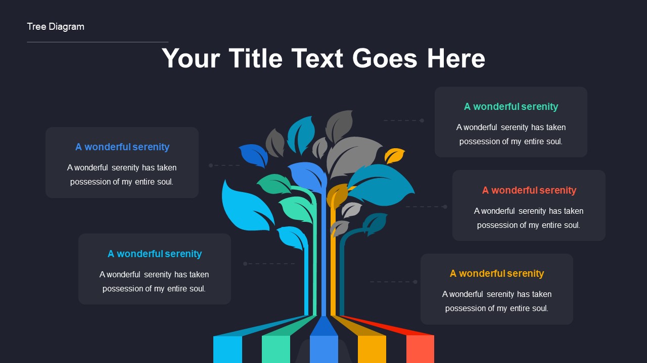 Tree Infographic Powerpoint Presentation Template, Presentation Templates