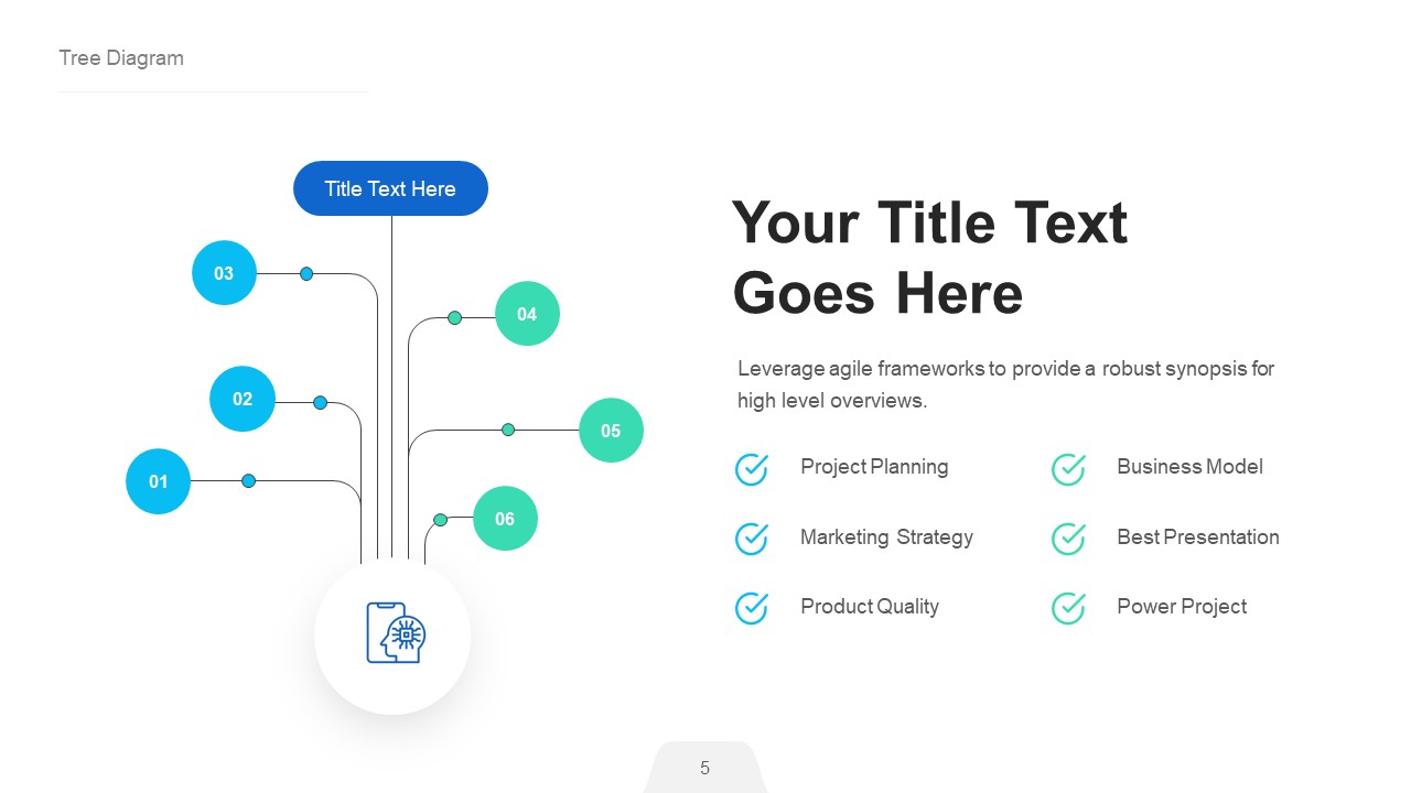 Tree Infographic Powerpoint Presentation Template By Rrgraph 