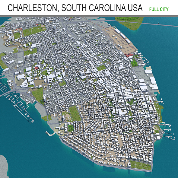 Charleston city South - 3Docean 28926138