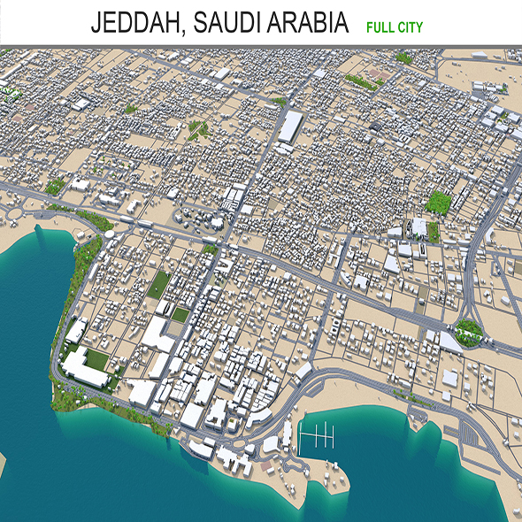 Jeddah city Saudi - 3Docean 28926557