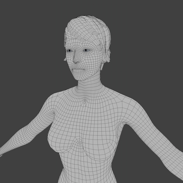 Female 3D Mesh - 3Docean 28926640