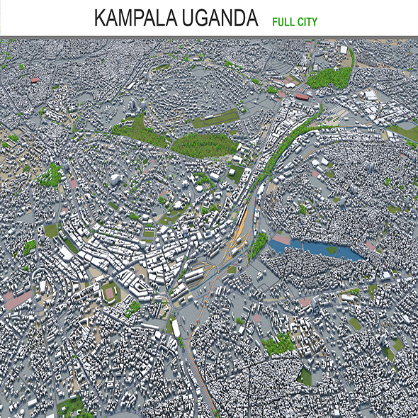 Kampala city Uganda - 3Docean 28929492