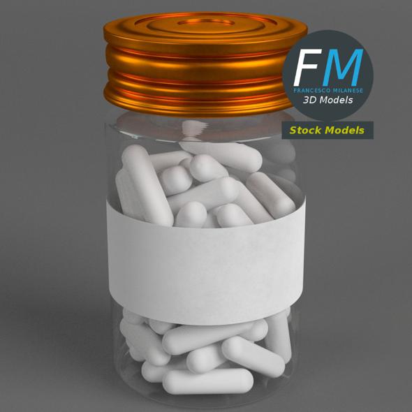 Pharma capsule pills - 3Docean 18718201