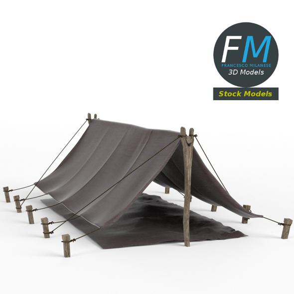Simple pup tent - 3Docean 22511276