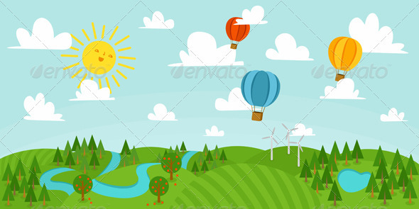Colorful Landscape - Landscapes Nature