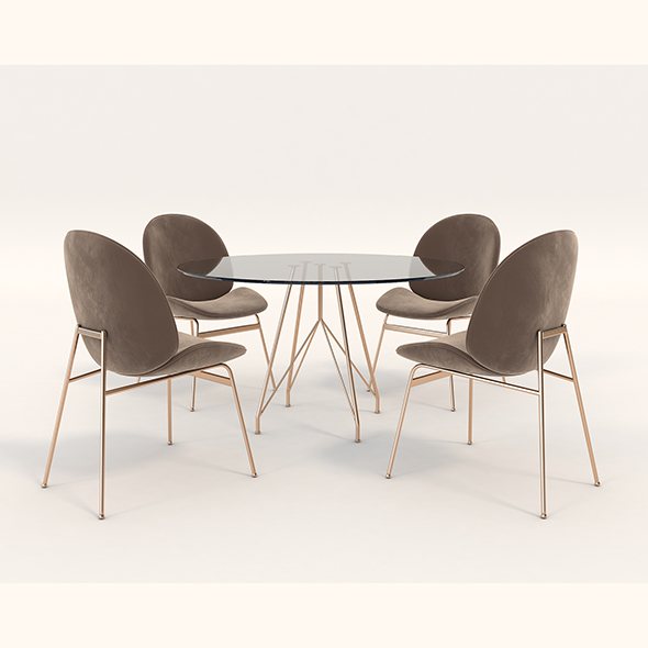 Contemporary Design Table - 3Docean 28935280