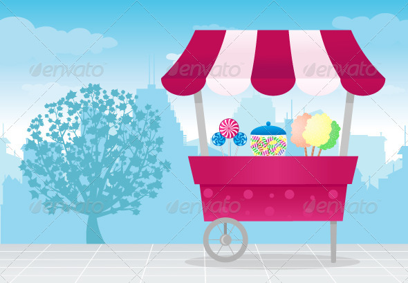 Candy Shop - Objects Vectors