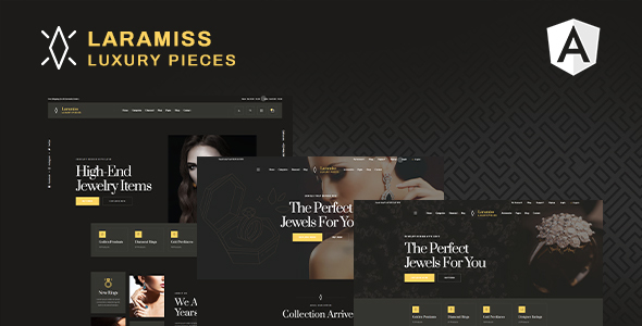 Excellent Laramiss | Jewelry Shop Angular Template
