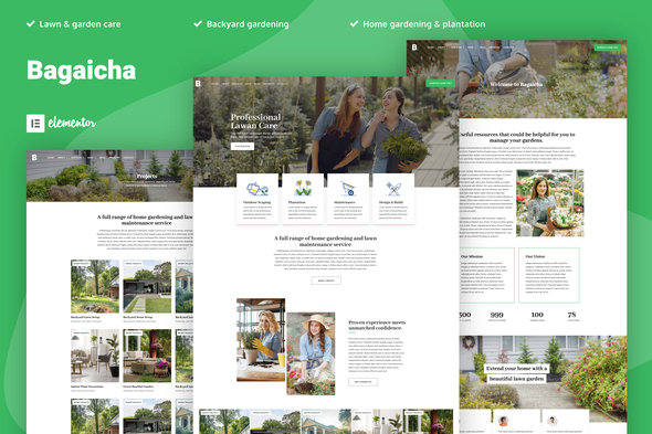 Bagaicha - LandscapeGardening - ThemeForest 28765249