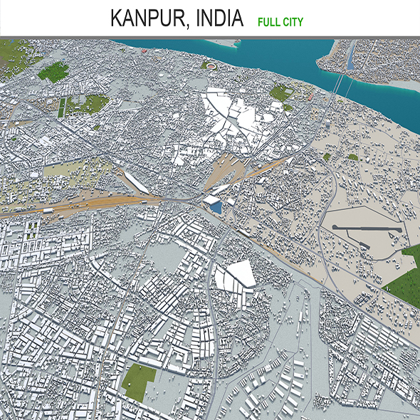 Kanpur city India - 3Docean 28945810