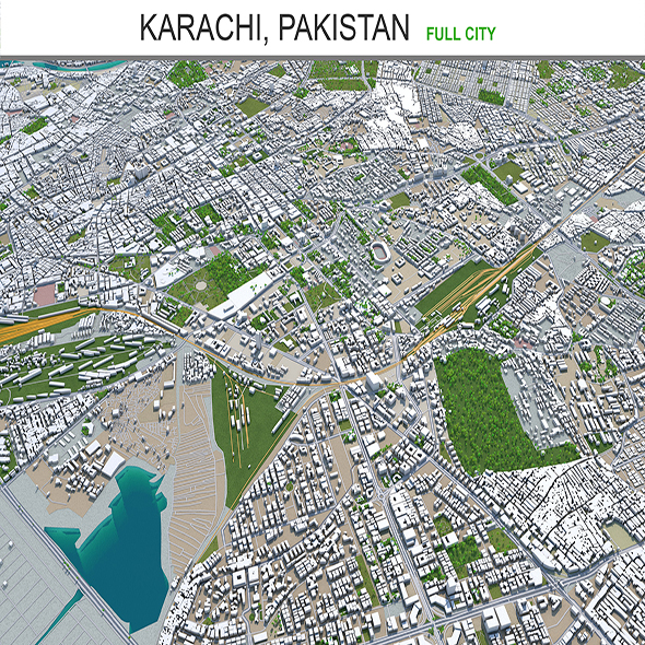 Karachi city Pakistan - 3Docean 28945844
