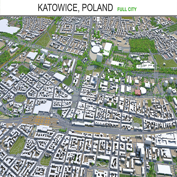 Katowice city Poland - 3Docean 28945970