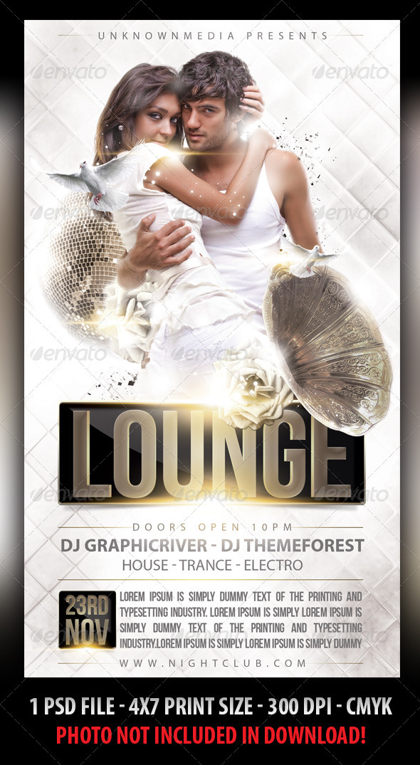 Vip Lounge Party Flyer - Clubs & Parties Events
