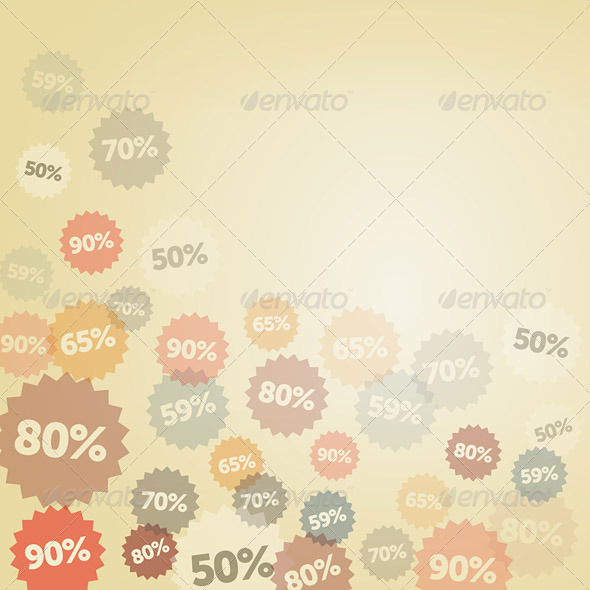 Yellow Discount Background - Business Conceptual