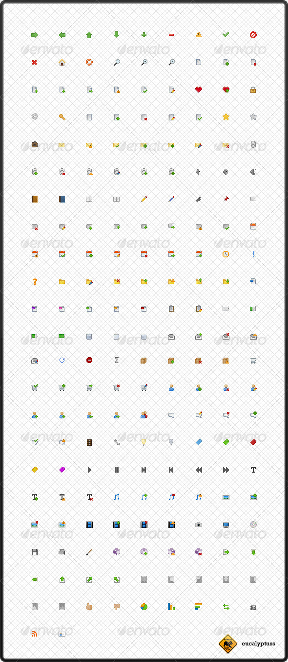 200 Mini Icons - Web Icons