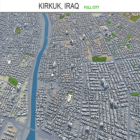 Kirkuk city Iraq - 3Docean 28955541