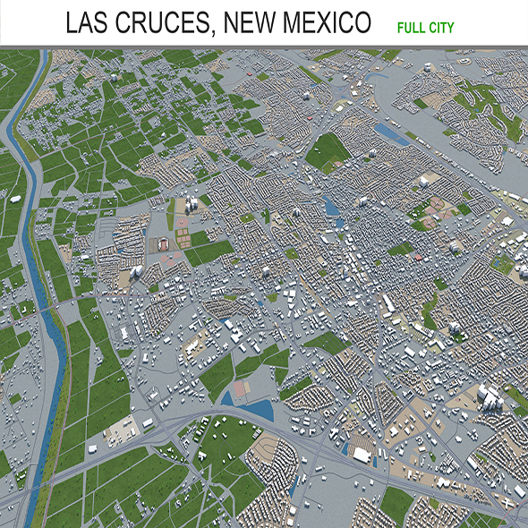 Las Cruces city - 3Docean 28955597