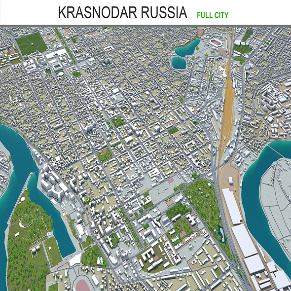 Krasnodar city Russia - 3Docean 28955621