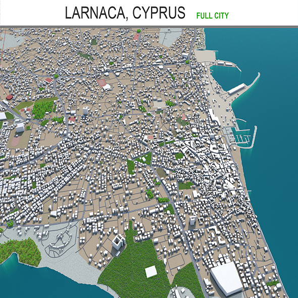 Larnaca city Cyprus - 3Docean 28955664