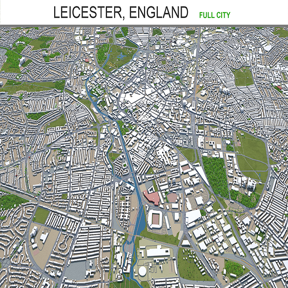 Leicester city England - 3Docean 28955818