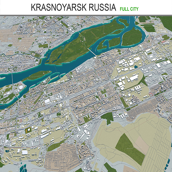 Krasnoyarsk city Russia - 3Docean 28955920