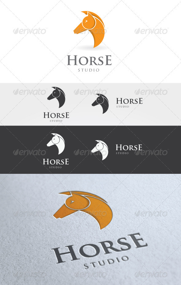 Horse Studio Logo - Animals Logo Templates