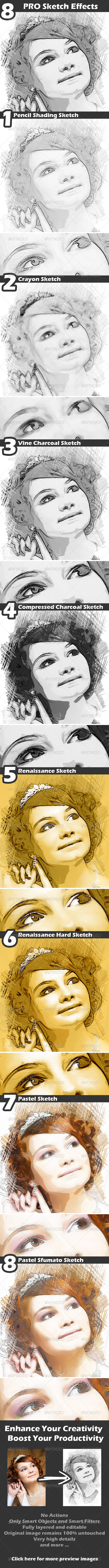 Sketch Effects - Artistic Photo Templates