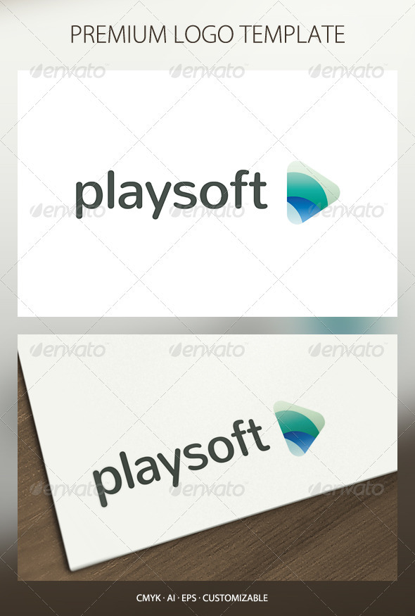 Playsoft Logo Template - Abstract Logo Templates
