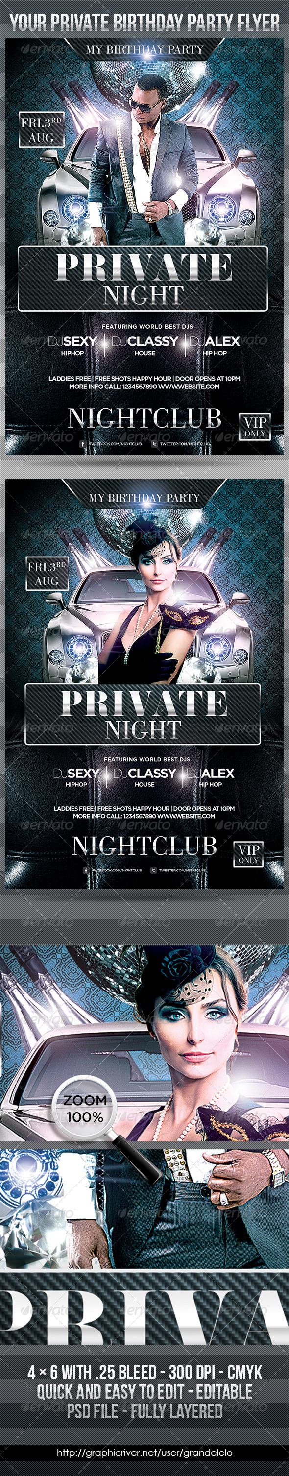 Bithday Private Night - Clubs & Parties Events
