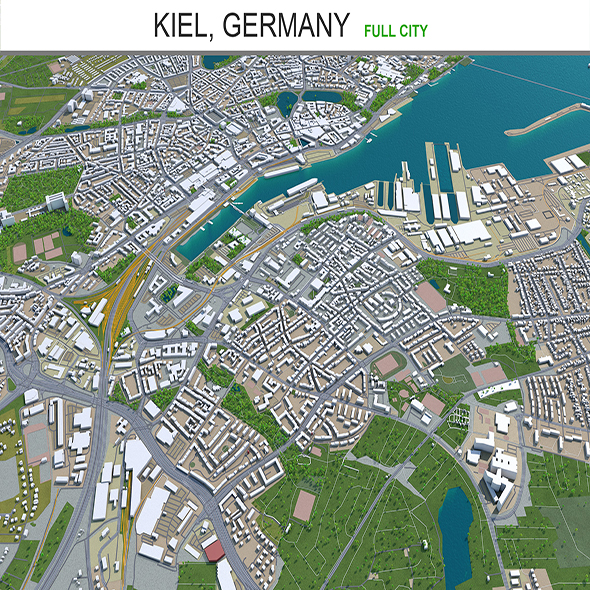 Kiel city Germany - 3Docean 28969770