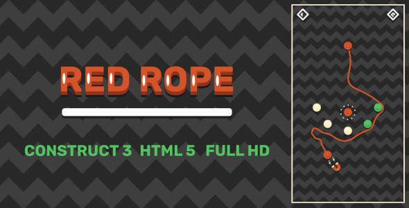 Red Rope - HTML5 Game (Construct3)