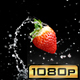 Strawberry Splashing Water - VideoHive Item for Sale