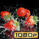 Strawberries Splashing Water - VideoHive Item for Sale