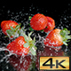 Strawberries Splashing Water - VideoHive Item for Sale