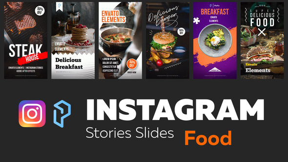Instagram Stories Food - VideoHive 28984853