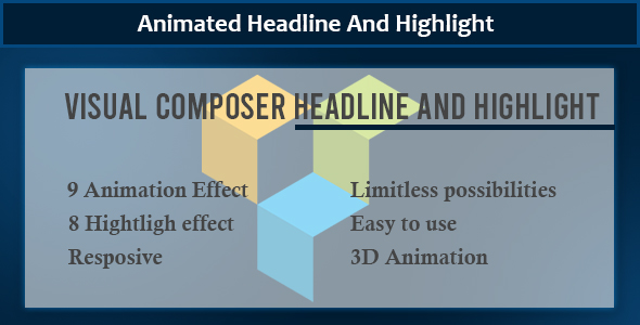 Visual Composer – Animate Headline And Highlight Extension