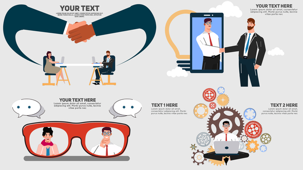 People Infographics Pack - VideoHive 28987222