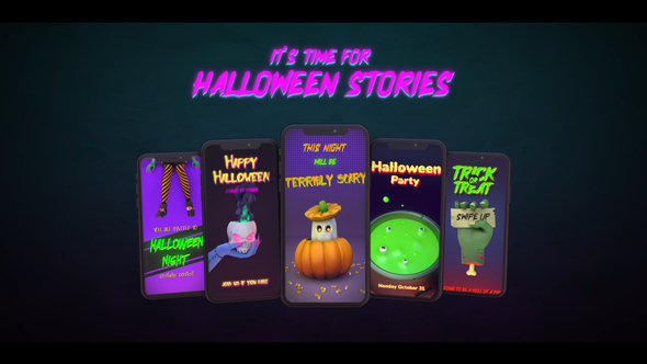 Halloween Stories Pack - VideoHive 28988273