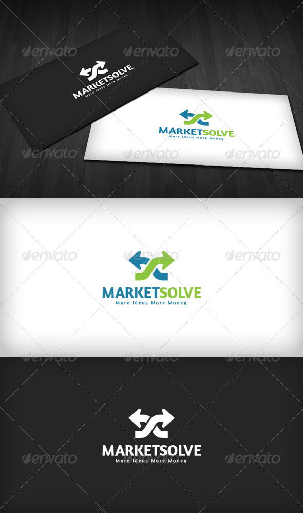 Marketing Solution Logo - Vector Abstract