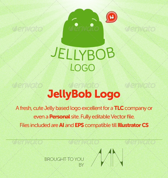Jelly Bob Logo - Food Logo Templates