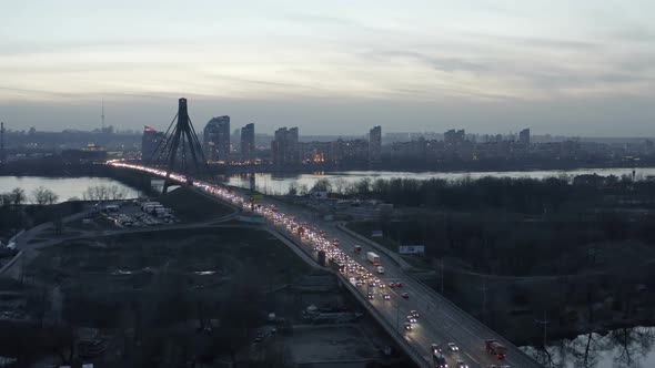 Kiev Rising Up Over the Southern Bridge