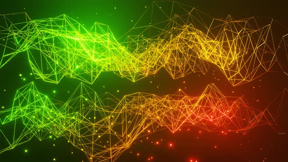 Colorful Triangle | Triangle wave background alt