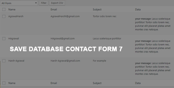 Contact Form 7 - CodeCanyon 20372719